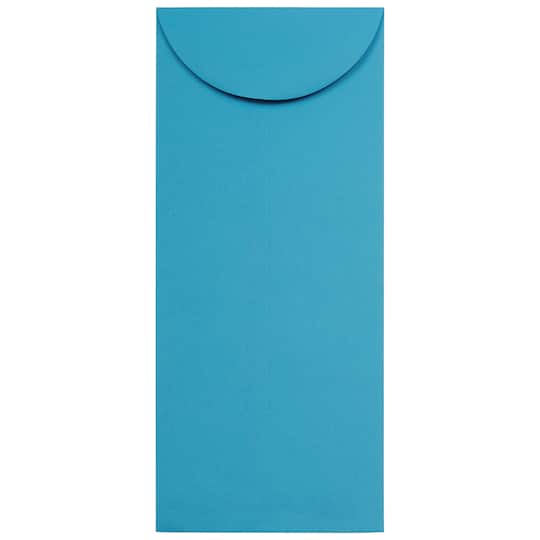JAM Paper #14 Blue Recycled Policy Business Envelopes, 25ct.